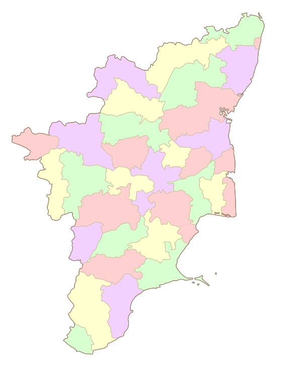 Tamilnadu-Map